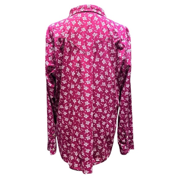 Wrangler Peral Snap Button Down Shirt Size XL - Picture 4 of 11